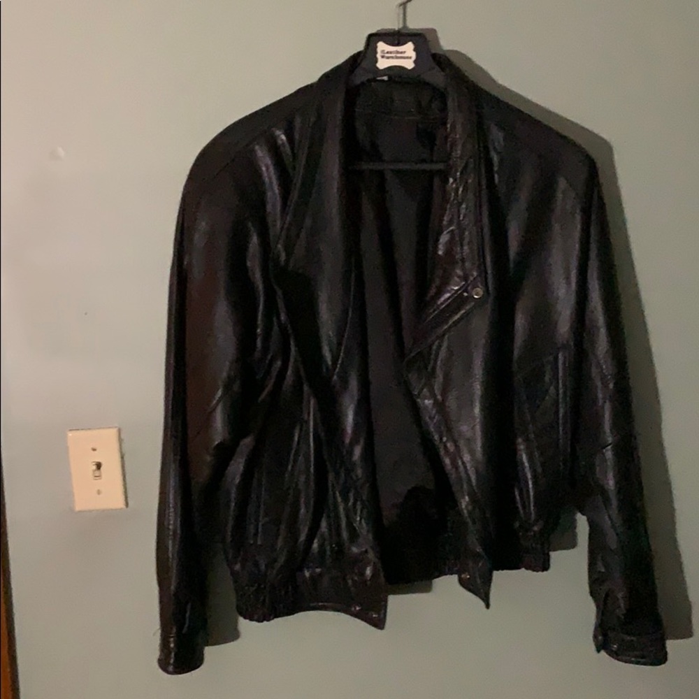 Leather jacket